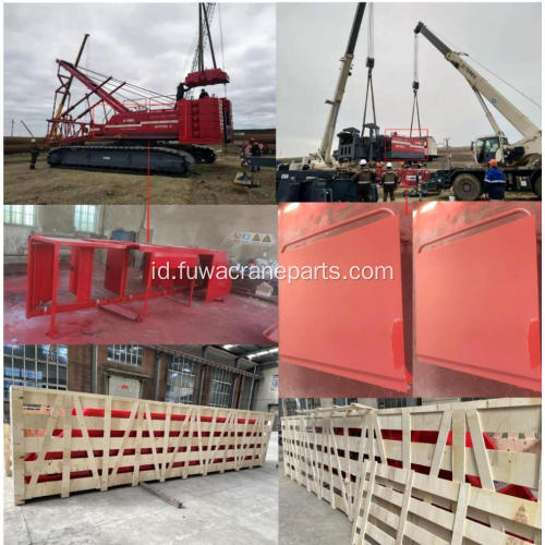 Menyesuaikan tudung tubuh crawler cranes fuwa